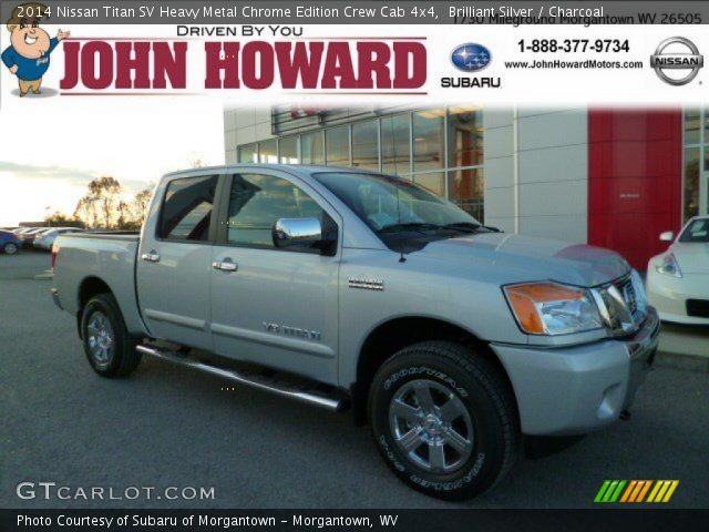 2014 Nissan Titan SV Heavy Metal Chrome Edition Crew Cab 4x4 in Brilliant Silver