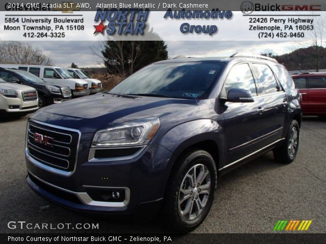 2014 GMC Acadia SLT AWD in Atlantis Blue Metallic
