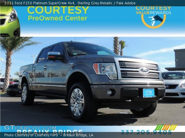 2011 Ford F150 Platinum SuperCrew 4x4 in Sterling Grey Metallic