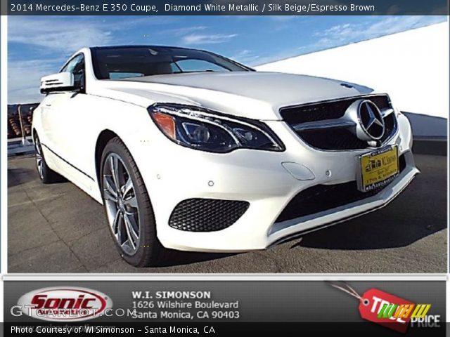 2014 Mercedes-Benz E 350 Coupe in Diamond White Metallic