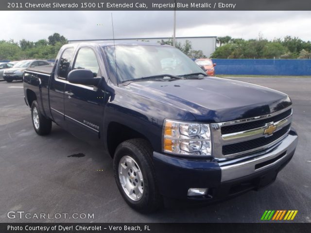 2011 Chevrolet Silverado 1500 LT Extended Cab in Imperial Blue Metallic