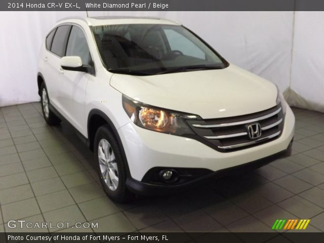 2014 Honda CR-V EX-L in White Diamond Pearl