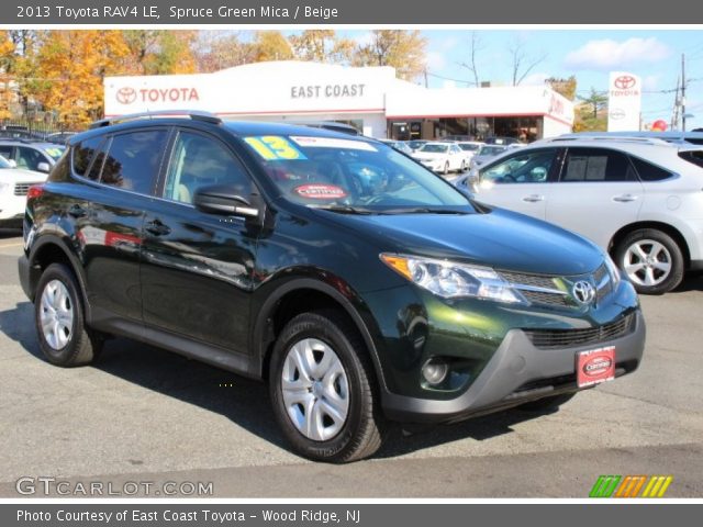 2013 Toyota RAV4 LE in Spruce Green Mica