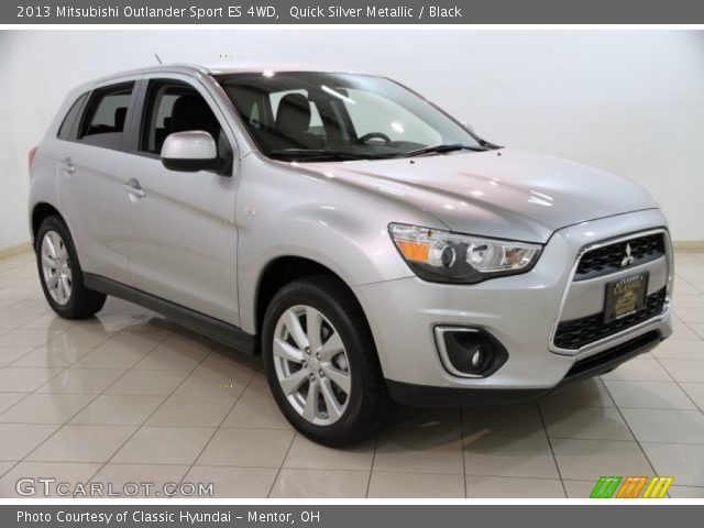 2013 Mitsubishi Outlander Sport ES 4WD in Quick Silver Metallic