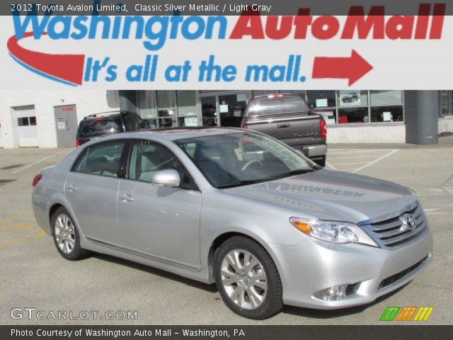 2012 Toyota Avalon Limited in Classic Silver Metallic
