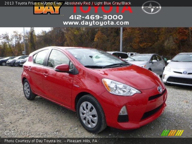 2013 Toyota Prius c Hybrid Two in Absolutely Red
