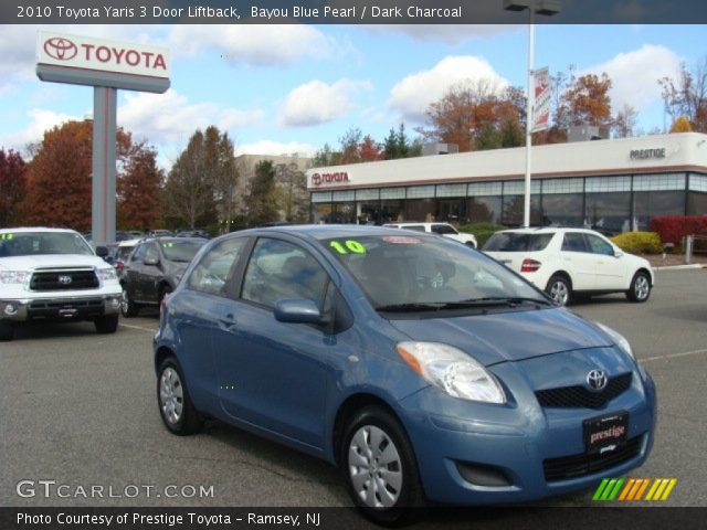 2010 Toyota Yaris 3 Door Liftback in Bayou Blue Pearl