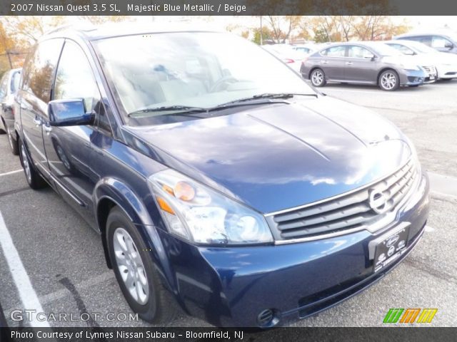 2007 Nissan Quest 3.5 SL in Majestic Blue Metallic