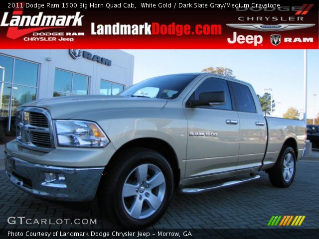 2011 Dodge Ram 1500 Big Horn Quad Cab in White Gold