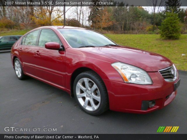 2007 Nissan Maxima 3.5 SE in Sonoma Sunset Metallic