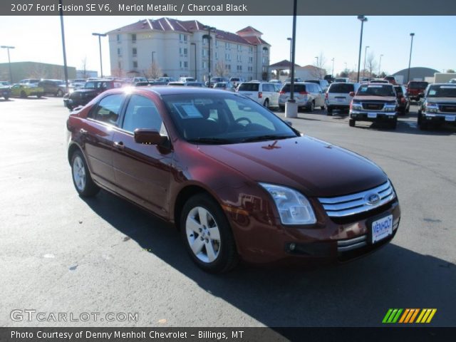 2007 Ford Fusion SE V6 in Merlot Metallic