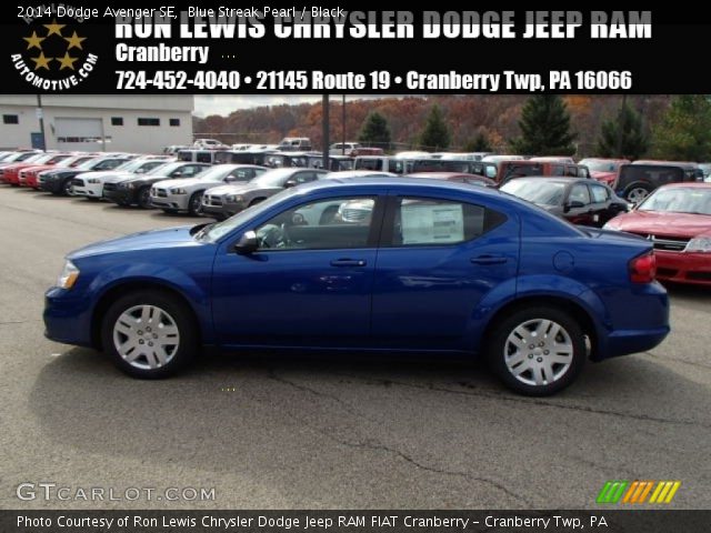 2014 Dodge Avenger SE in Blue Streak Pearl