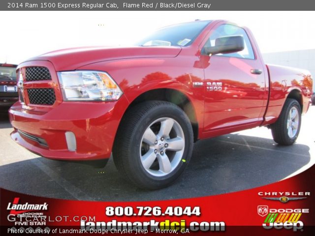 2014 Ram 1500 Express Regular Cab in Flame Red