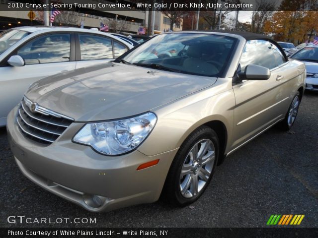 2010 Chrysler Sebring Touring Convertible in White Gold