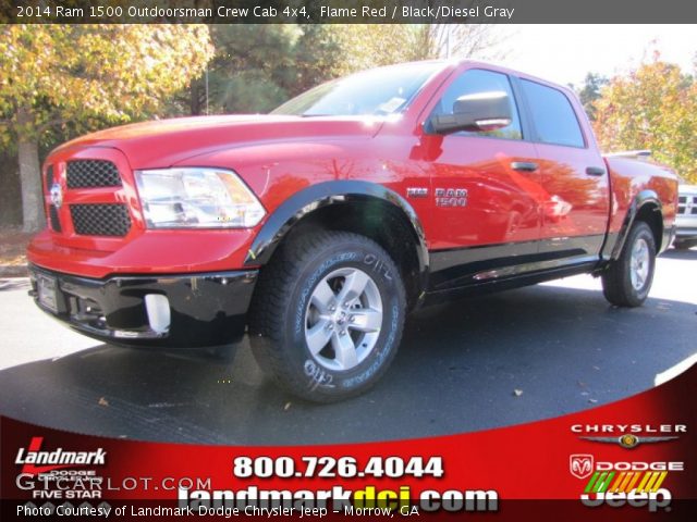 2014 Ram 1500 Outdoorsman Crew Cab 4x4 in Flame Red
