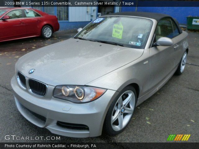 2009 BMW 1 Series 135i Convertible in Cashmere Silver Metallic