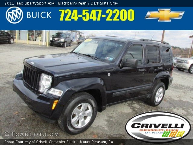 2011 Jeep Liberty Sport 4x4 in Blackberry Pearl