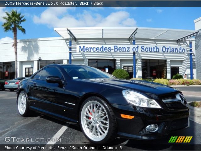 2009 Mercedes-Benz SL 550 Roadster in Black