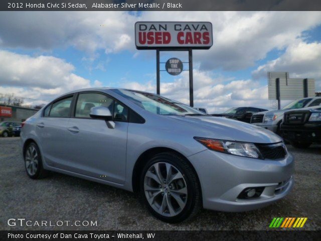2012 Honda Civic Si Sedan in Alabaster Silver Metallic