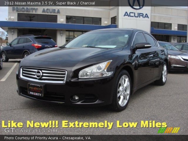 2012 Nissan Maxima 3.5 SV in Super Black