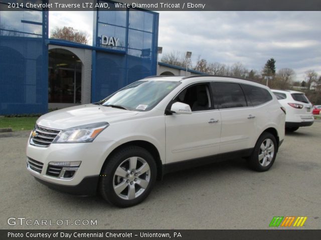 2014 Chevrolet Traverse LTZ AWD in White Diamond Tricoat
