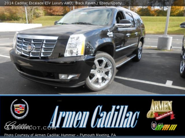 2014 Cadillac Escalade ESV Luxury AWD in Black Raven