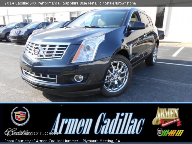 2014 Cadillac SRX Performance in Sapphire Blue Metallic