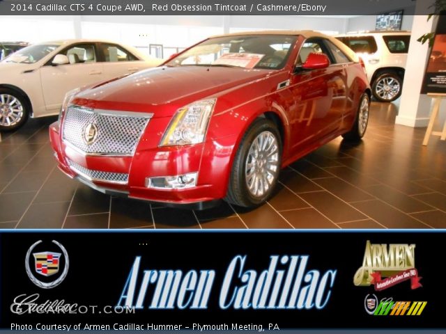 2014 Cadillac CTS 4 Coupe AWD in Red Obsession Tintcoat