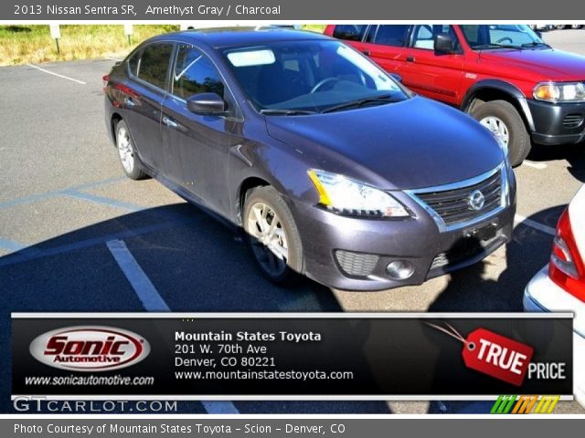 2013 Nissan Sentra SR in Amethyst Gray