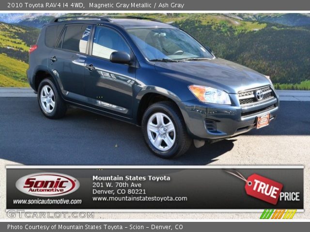 2010 Toyota RAV4 I4 4WD in Magnetic Gray Metallic