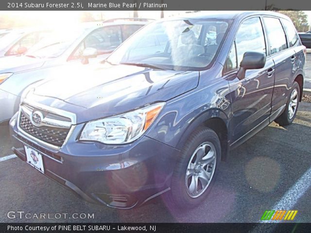 2014 Subaru Forester 2.5i in Marine Blue Pearl