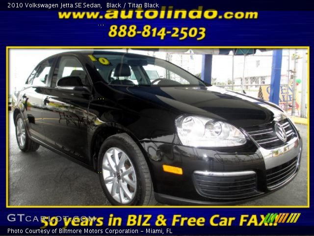2010 Volkswagen Jetta SE Sedan in Black