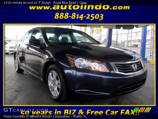 2010 Honda Accord LX-P Sedan in Royal Blue Pearl