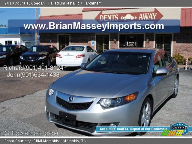 2010 Acura TSX Sedan in Palladium Metallic