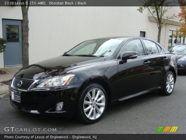 2010 Lexus IS 250 AWD in Obsidian Black