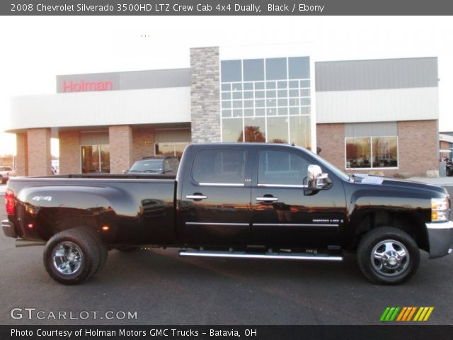 2008 Chevrolet Silverado 3500HD LTZ Crew Cab 4x4 Dually in Black