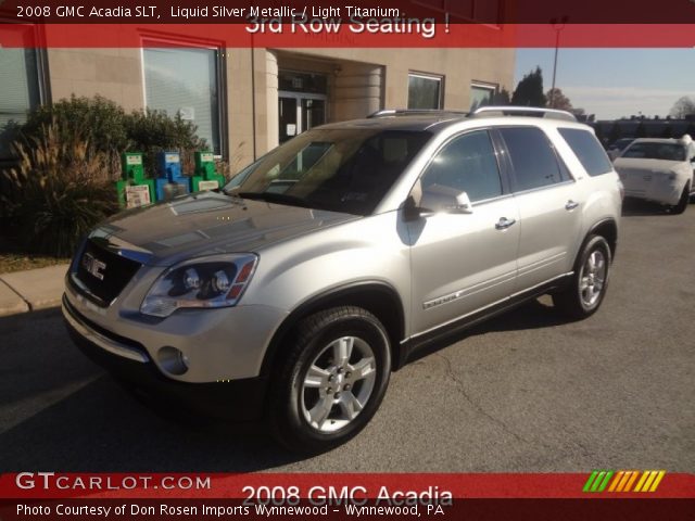 2008 GMC Acadia SLT in Liquid Silver Metallic