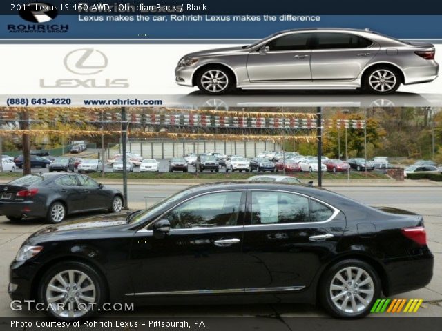 2011 Lexus LS 460 AWD in Obsidian Black