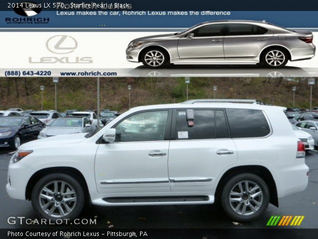 2014 Lexus LX 570 in Starfire Pearl