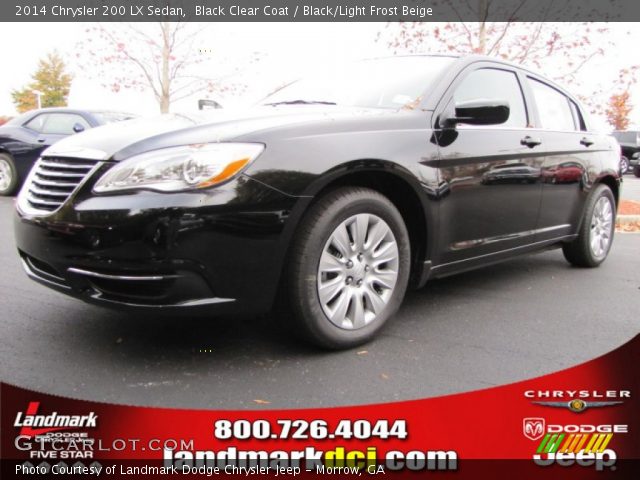 2014 Chrysler 200 LX Sedan in Black Clear Coat