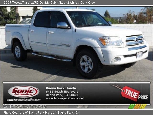 2005 Toyota Tundra SR5 Double Cab in Natural White