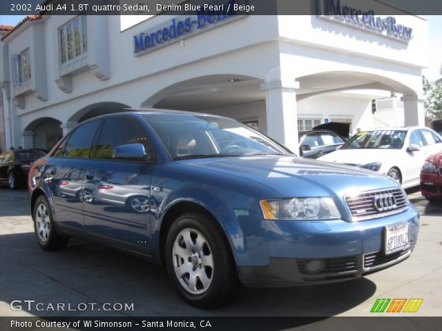2002 Audi A4 1.8T quattro Sedan in Denim Blue Pearl