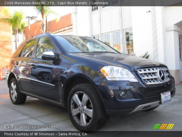 2009 Mercedes-Benz ML 350 in Capri Blue Metallic