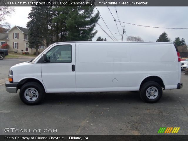 2014 Chevrolet Express 3500 Cargo Extended WT in Summit White