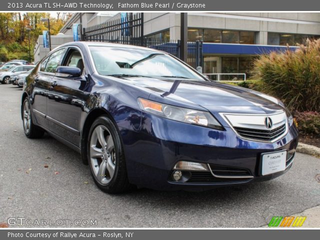 2013 Acura TL SH-AWD Technology in Fathom Blue Pearl