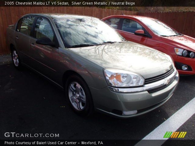 2005 Chevrolet Malibu LT V6 Sedan in Silver Green Metallic