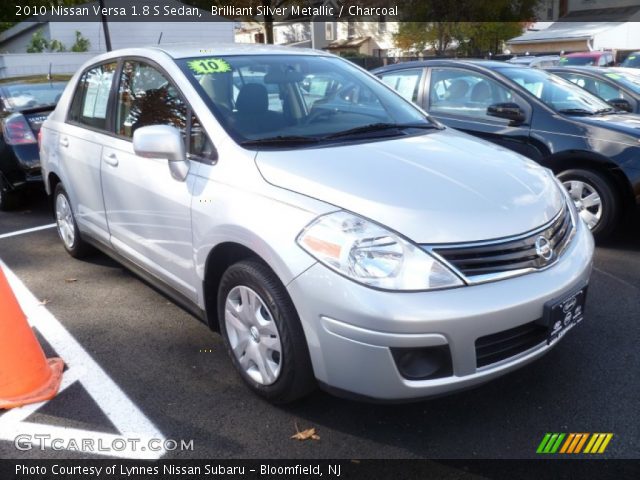 2010 Nissan Versa 1.8 S Sedan in Brilliant Silver Metallic