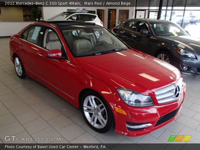 2012 Mercedes-Benz C 300 Sport 4Matic in Mars Red