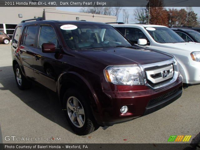 2011 Honda Pilot EX-L 4WD in Dark Cherry Pearl