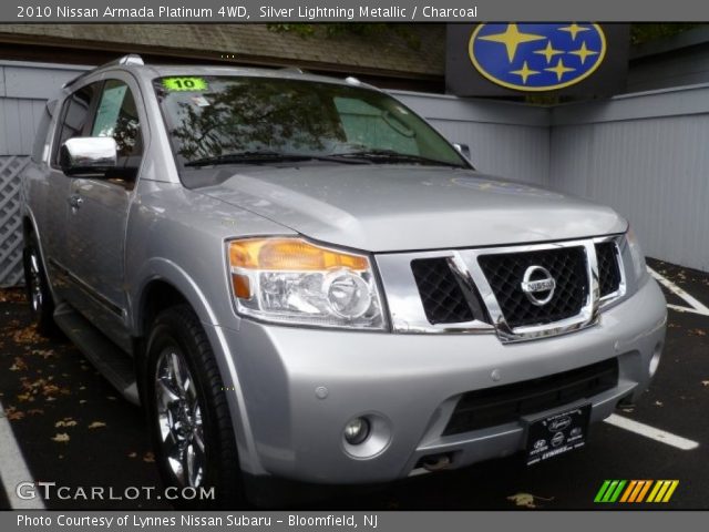 2010 Nissan Armada Platinum 4WD in Silver Lightning Metallic